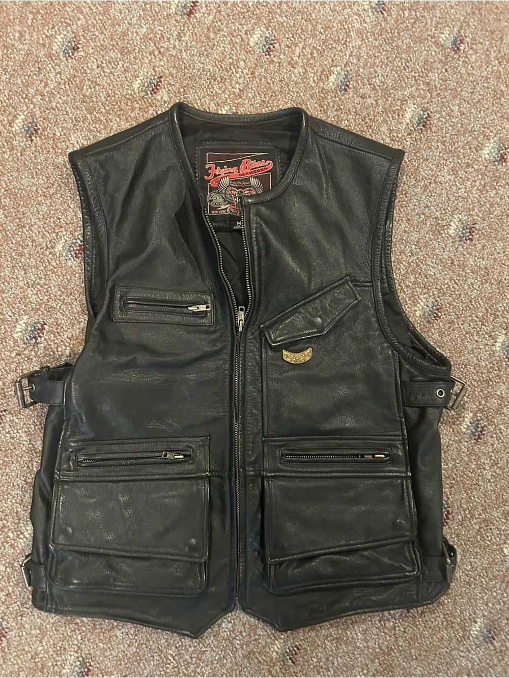Harley Davidson Vest- Genuine Leather